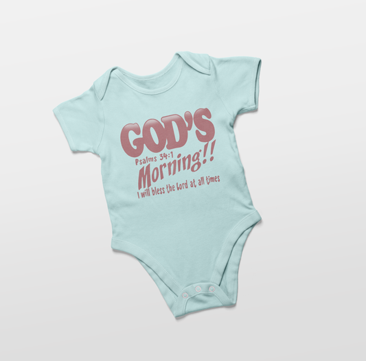 GOD'S Morning Onesie