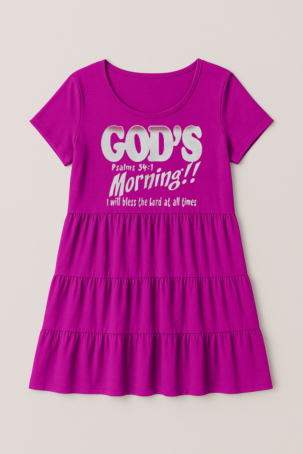 GOD's Morning Ruffle Top