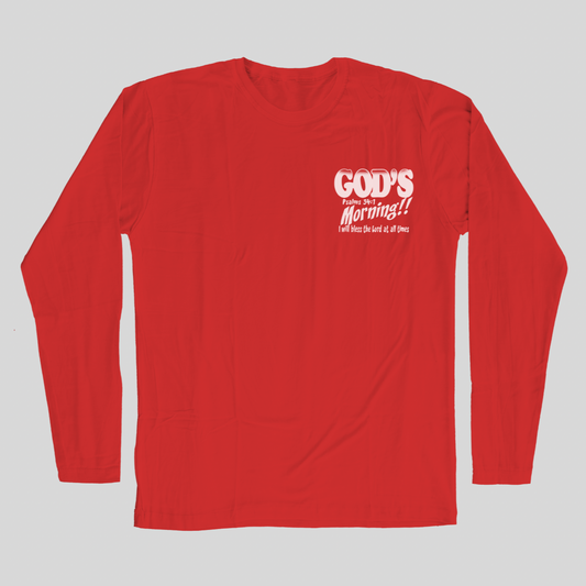 GOD'S Morning Long Sleeve Pocket